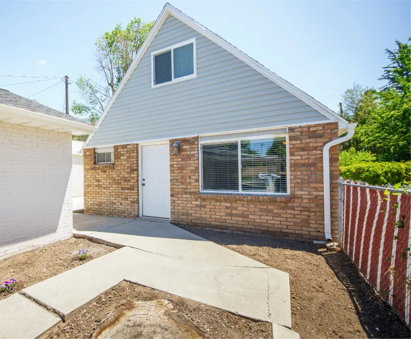 Custom guest house construction project attached to main home with private entrance designed for family living in Dallas Texas